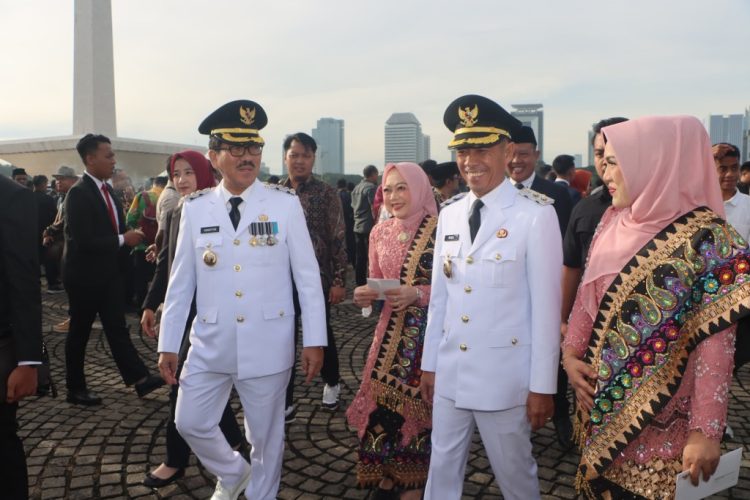 Presiden Prabowo Lantik Hamartoni Ahadis dan Romli sebagai Bupati dan Wakil Bupati Lampung Utara 2025-2030