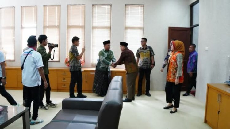 Wakil Bupati M. Syaiful Anwar Resmi Mulai Bertugas, Pemkab Lampung Selatan Gelar Upacara Penyambutan
