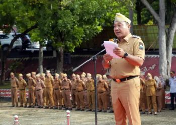 Wabup Lampung Selatan Pimpin Apel Perdana, Tekankan Sinergi dan Kinerja Optimal