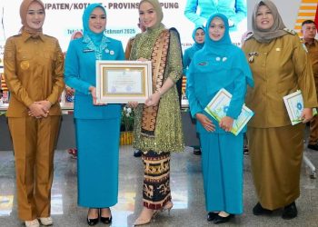 Ny. Rahayu Riyanto Pamungkas Resmi Dilantik sebagai Ketua TP-PKK dan TP Posyandu Kabupaten Pringsewu