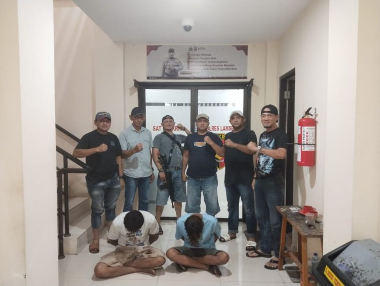 Polisi Ringkus Dua Pelaku Curanmor di Kalianda, Motor Curian Berhasil Disita