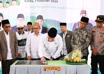 Bupati Dendi Ramadhona Hadiri Tasyakuran Harlah ke-102 NU dan Peresmian Gedung PCNU Pesawaran