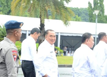 Persiapan Matang Jelang Pelantikan Serentak, Bupati dan Wakil Bupati Tanggamus Ikuti Gladi Resik Teknis di Monas