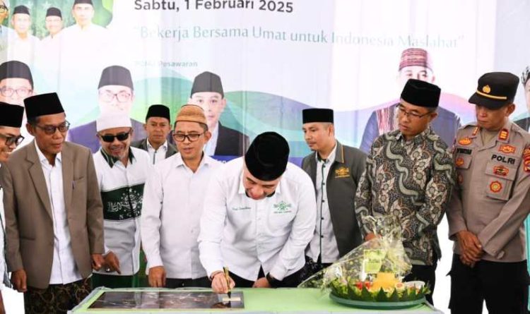 Resmikan Gedung PCNU, Bupati Dendi: NU Pilar Kemaslahatan Umat