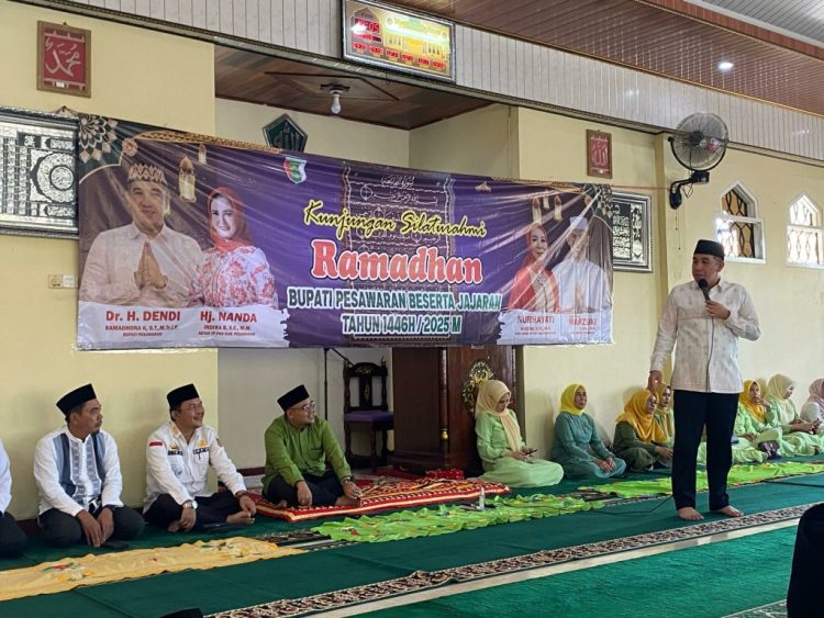Bupati Pesawaran Dendi Ramadhona Gelar Silaturahmi Ramadan 1446 H di Kecamatan Kedondong