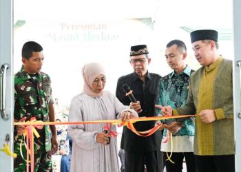 Bupati Pesawaran Resmikan Masjid Herkiar, Warisan Spiritual untuk Umat