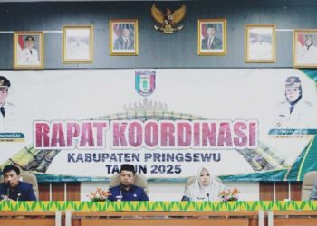 Hari Pertama Kerja, Bupati Pringsewu Langsung Pimpin Rakor: Fokus pada Efisiensi dan Akselerasi Pembangunan