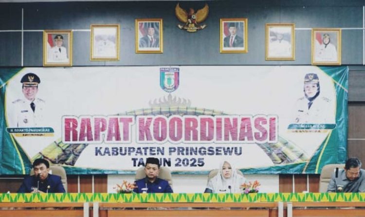 Hari Pertama Kerja, Bupati Pringsewu Langsung Pimpin Rakor: Fokus pada Efisiensi dan Akselerasi Pembangunan