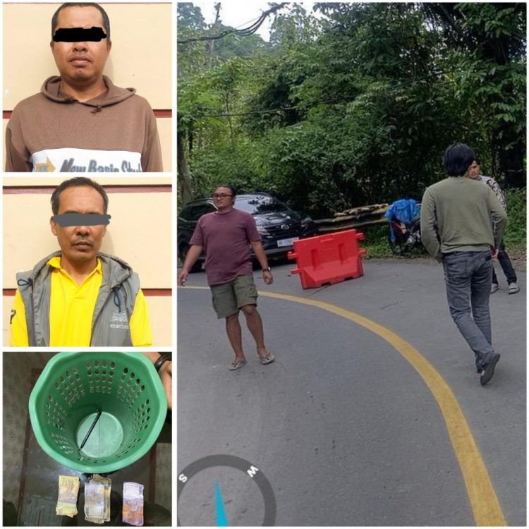 Polres Lampung Barat Gerebek Pungli di Jalan Lintas Liwa-Krui, Dua Pelaku Diamankan