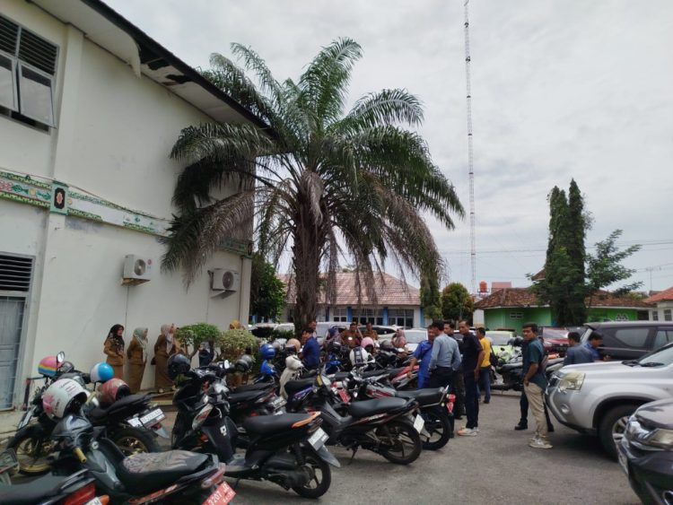 CCTV Mati, Motor Pegawai Bappeda Lampura Raib di Halaman Pemkab