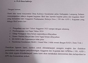 Diduga 5 Desa di Palas Cairkan Dana Desa Tanpa Pembangunan, Warga Minta Audit