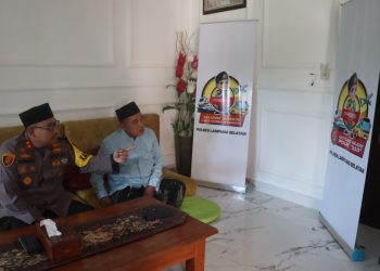 Jelang Lebaran, Polres Lampung Selatan Ajak Tokoh NU Jaga Kamtibmas