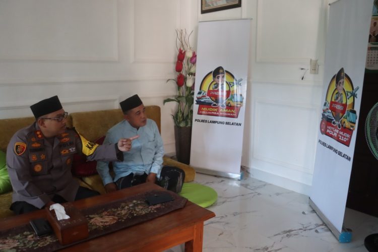 Jelang Lebaran, Polres Lampung Selatan Ajak Tokoh NU Jaga Kamtibmas
