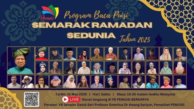 Rayakan Ramadan dengan Puisi, 10 Negara Berpartisipasi dalam “Semarak Ramadan Sedunia 2025”