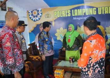 Bupati Lampura Tinjau Pos Pelayanan Mudik, Pastikan Pemudik Aman dan Nyaman