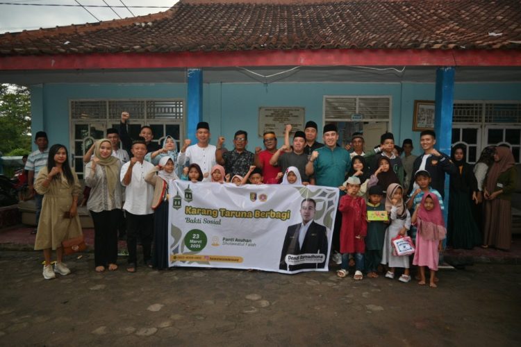 Karang Taruna Lampung Gelar Bakti Sosial, Salurkan Bantuan untuk Panti Asuhan Sholawatul Falah