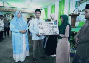 Bupati & Wabup Pringsewu Buka Puasa Bersama Warga Pagelaran, Perkuat Kebersamaan