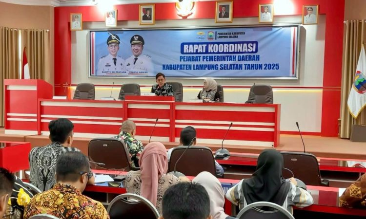 Bupati Lampung Selatan Pimpin Rakor Persiapan Mudik Lebaran 2025