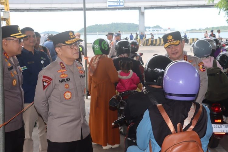 Polri Perketat Pengamanan Jalur Pemudik, Antisipasi Kemacetan Arus Balik di Pelabuhan Bakauheni