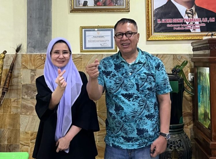 Nanda Indira Silaturahmi ke Alzier Dianis Thabranie, Minta Restu dan Wejangan