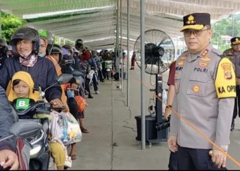 Kapolda Lampung Ajak Pemudik Istirahat Jika Lelah: “Keselamatan Lebih Penting dari Kecepatan”