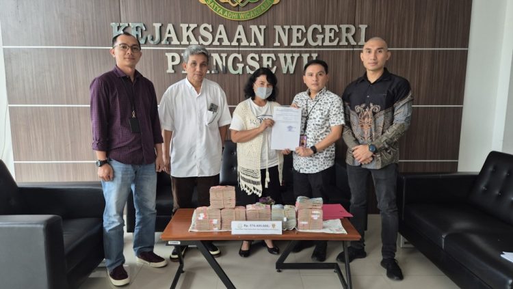 Uang Negara dari Kasus Korupsi BPHTB di Pringsewu Akhirnya Kembali 100 Persen