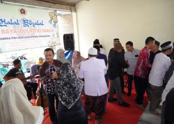 Pers Bersatu, Silaturahmi Menguat: PWI dan IKWI Pringsewu Gelar Halalbihalal Penuh Kehangatan