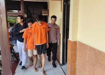 Dua Karyawan Koperasi Gelapkan Motor Bos, Ditangkap saat Hendak Kabur ke Sumut