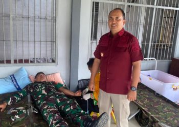Lapas Narkotika Kelas IIA Bandar Lampung Gelar Donor Darah Bersama Kodim 0421 Lampung Selatan dalam Rangka HBP ke-61