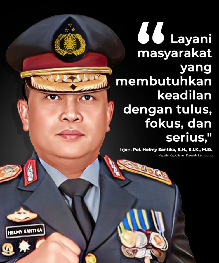 Irjen Pol Helmy Santika: Jenderal Muda Angkatan 1993 yang Siap Bawa Polda Lampung Lebih Responsif dan Humanis