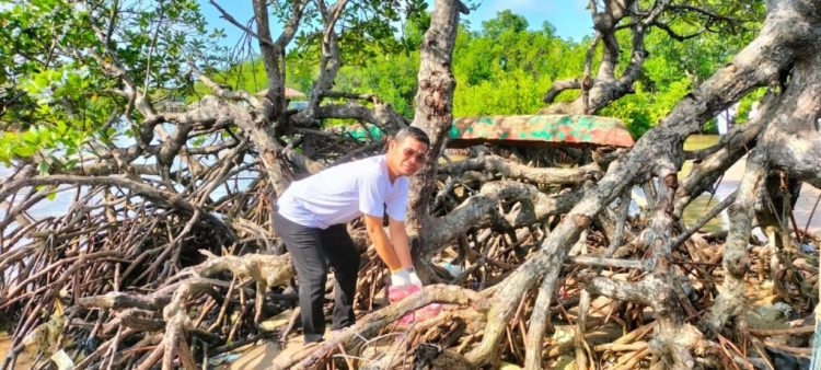 Peduli Lingkungan, PT ASDP Bakauheni Gelar Ocean Clean Up Day di Pantai Mangrove