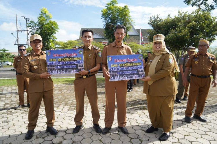 Apel Perdana & Halalbilhalal, Pemkab Pringsewu Tegaskan Komitmen Pelayanan Publik