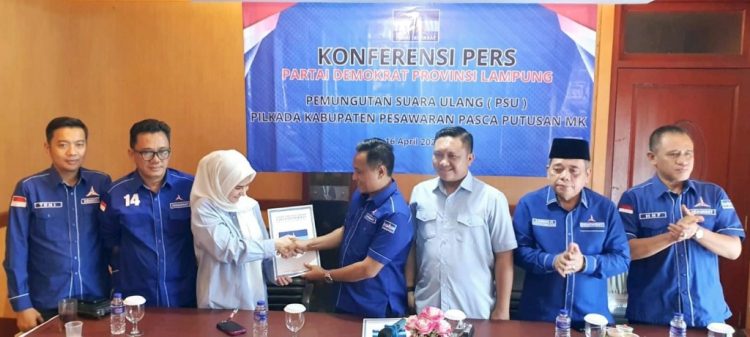 Demokrat Mantap Dukung Nanda-Antonius di PSU Pesawaran 2025