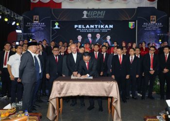 Gilang Ramadhan Resmi Jabat Ketua HIPMI Lampung, Gubernur Dorong Inovasi dan Kolaborasi Anak Muda