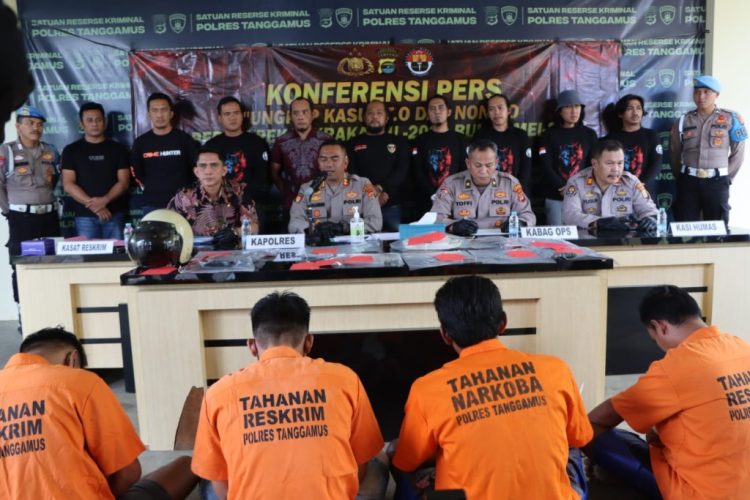 Polres Tanggamus Bongkar Sejumlah Kasus Serius di Operasi Pekat Krakatau 2025, Termasuk Kepemilikan Senpi Rakitan