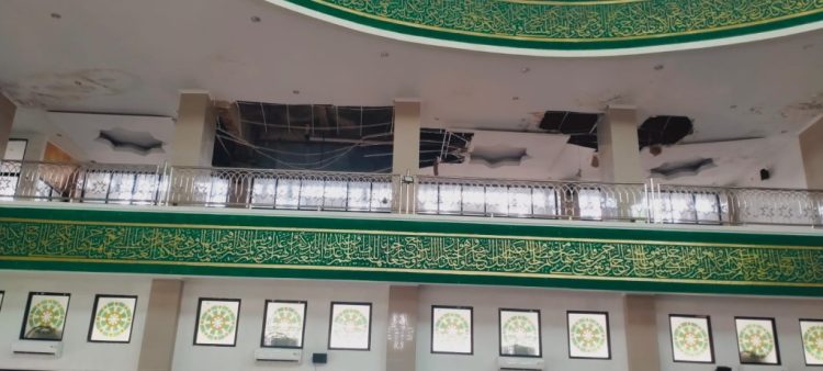 Masjid Agung Asma’ul Husna Islamic Center Pringsewu Butuh Sentuhan Perbaikan Serius
