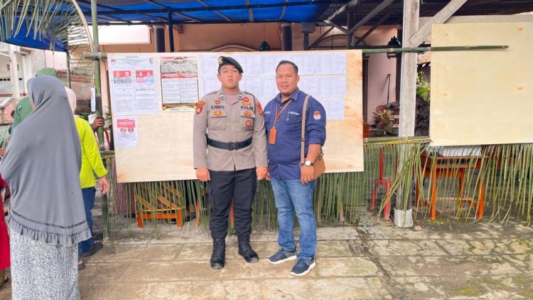 Polres Pesawaran Siaga Penuh Amankan PSU, Pastikan Pemilih Nyoblos dengan Aman