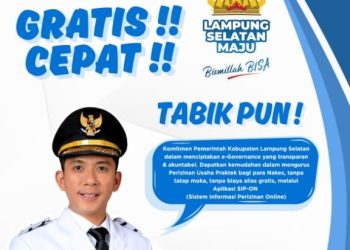 DPMPTSP Lamsel Luncurkan SIP-Online, Permudah Perizinan Praktik Tenaga Kesehatan