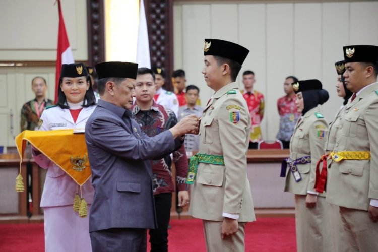 Resmi Dilantik, Duta Pancasila Paskibraka Lampung Siap Sebarkan Nilai Luhur ke Generasi Muda