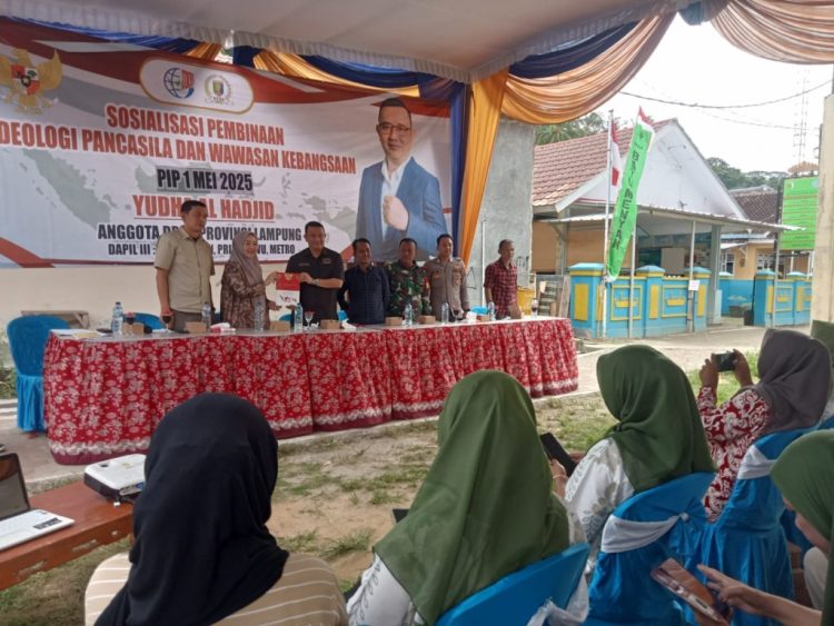 Yudha Al Hadjid Sosialisasikan Nilai Pancasila untuk Penguatan Karakter Bangsa di Pesawaran