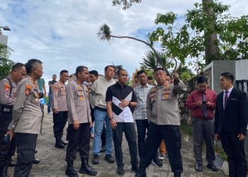 Kapolres Pesawaran Dampingi Dirpamobvit Polda Lampung Laksanakan Risk Assessment Objek Vital Hotel Emersia Jelang PSU 2025