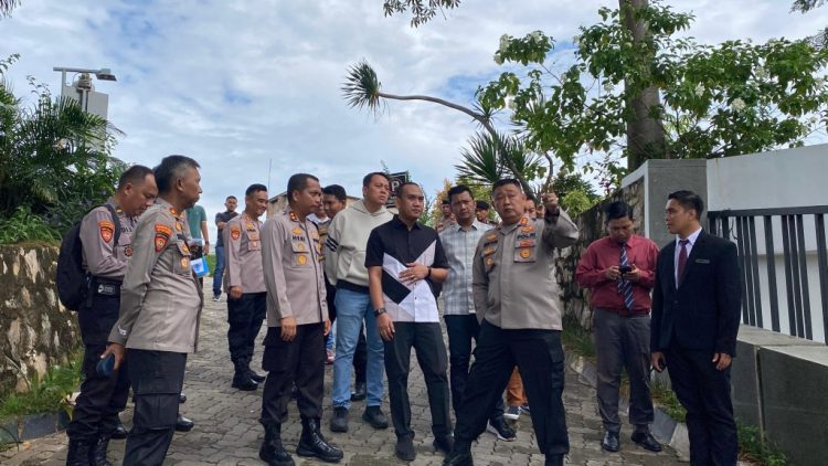 Kapolres Pesawaran Dampingi Dirpamobvit Polda Lampung Laksanakan Risk Assessment Objek Vital Hotel Emersia Jelang PSU 2025