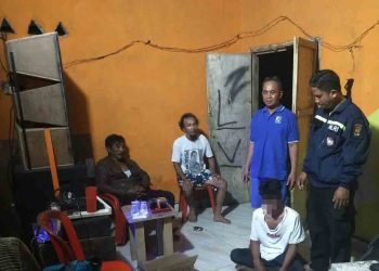 Bhabinkamtibmas dan Warga Amankan Pelaku Pencurian di Desa Agom, Lampung Selatan