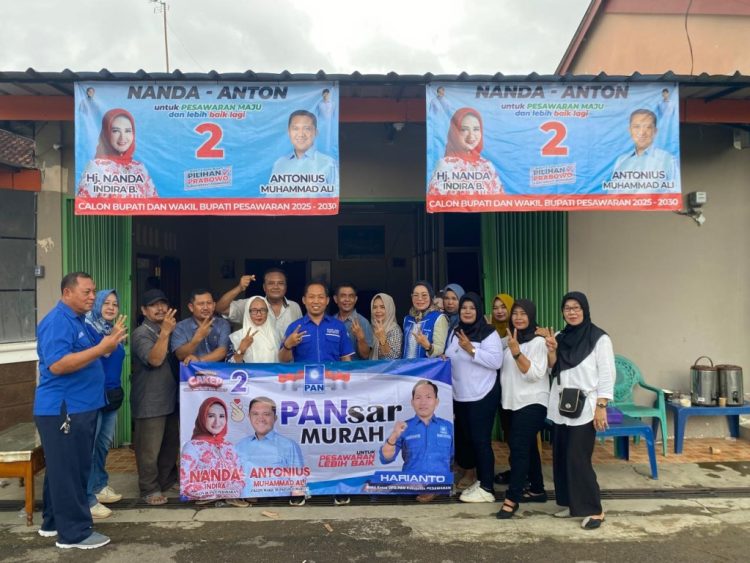 PAN Pesawaran Gelar Pasar Murah di Bagelen, Gaungkan Dukungan untuk Nanda-Anton