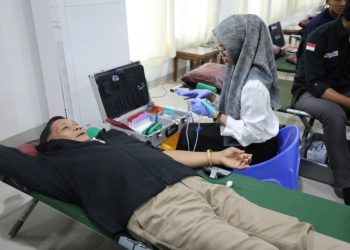 Ketua PMI Lampung Buka Donor Darah di Unila, Apresiasi Mahasiswa Sebagai Penggerak Kemanusiaan