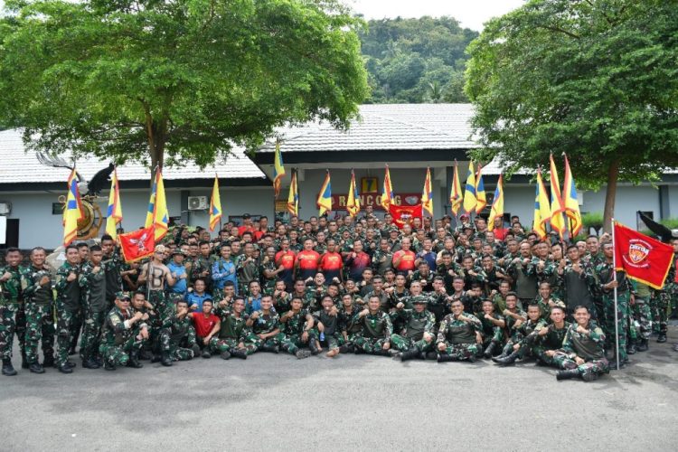 Danbrigif 4 Mar/BS Buka Ajabra Warrior, Semangat Juang Prajurit HUT ke-22 Yonif 7 Marinir