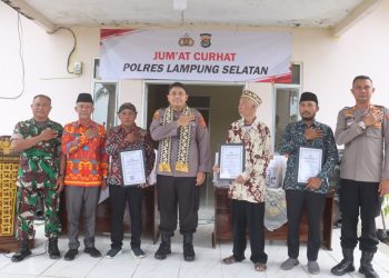 Warga Way Sulan Harap Pos Polisi Jadi Polsubsektor, Kapolres Lampung Selatan Beri Penghargaan dan Tali Asih