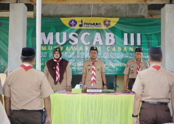 Wakil Bupati Umi Laila Pimpin Gerakan Pramuka Kwarcab Pringsewu Periode 2025-2030