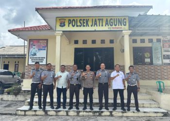 Perkuat Pertahanan Keamanan, Lapas Narkotika Bandar Lampung Jalin Sinergi Strategis dengan Polsek Jati Agung