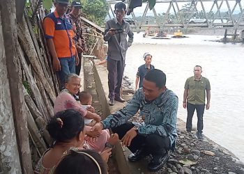 Wabup Tanggamus Tinjau Normalisasi Sungai Way Semuong, Upaya Cegah Banjir dan Amblasnya Tanggul